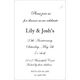 Black and White French Chair Die-cut Invitations Image 2 of 2